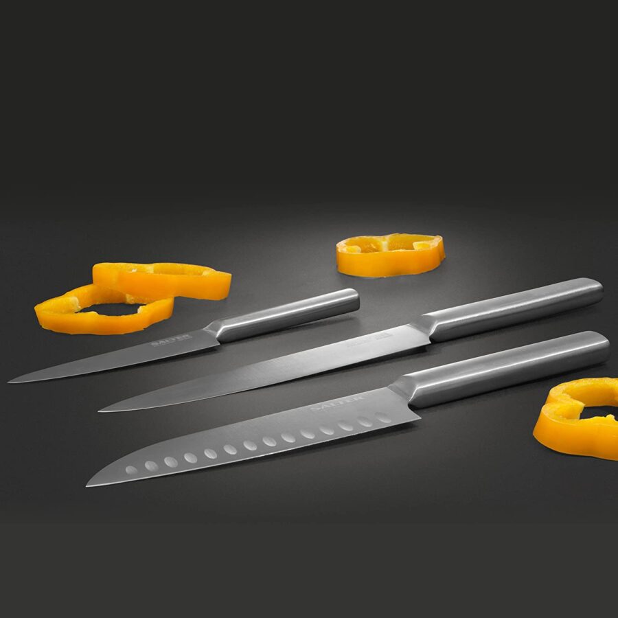 Salter Professionals 3 Piece Stainless Steel Knife Set - Image 3