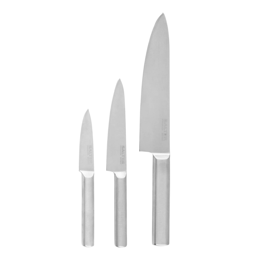 Salter Professionals 3 Piece Stainless Steel Knife Set