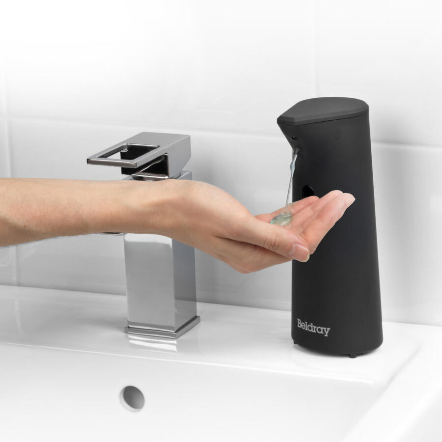 Beldray Automatic Soap Dispenser in Matte Black - Image 4