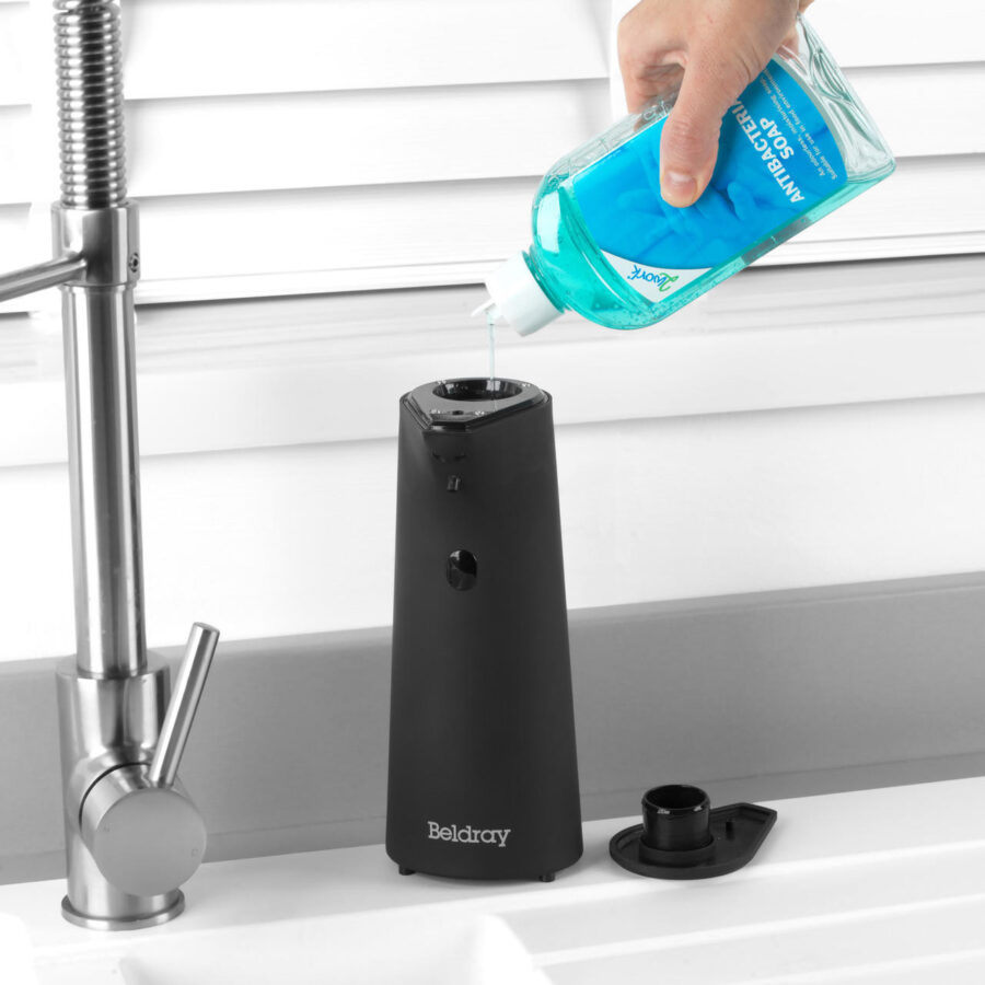 Beldray Automatic Soap Dispenser in Matte Black - Image 7