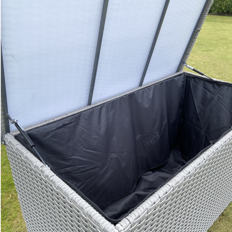 St Tropez Rattan Cushion Storage Box - Image 3