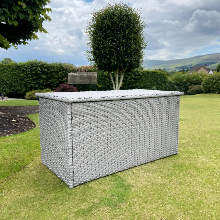 St Tropez Rattan Cushion Storage Box - Image 2