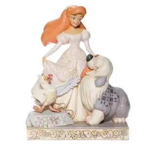 Disney White Woodland Ariel Figurine