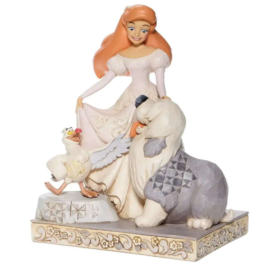 Disney White Woodland Ariel Figurine - Image 4