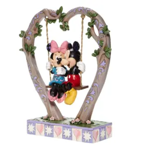 Disney Mickey & Minnie On A Swing Figurine - Image 2
