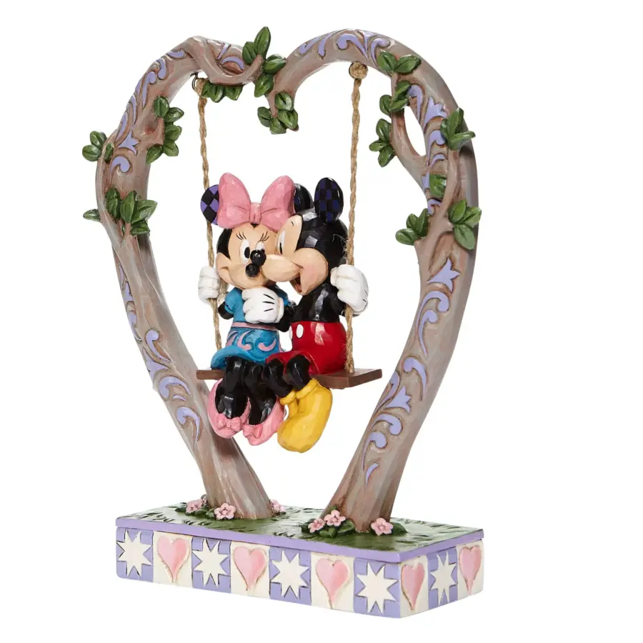 Disney Mickey & Minnie On A Swing Figurine - Image 2