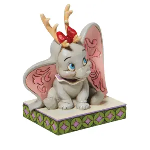 Disney Flying Dumbo As A Reindeer Figurine - Image 2
