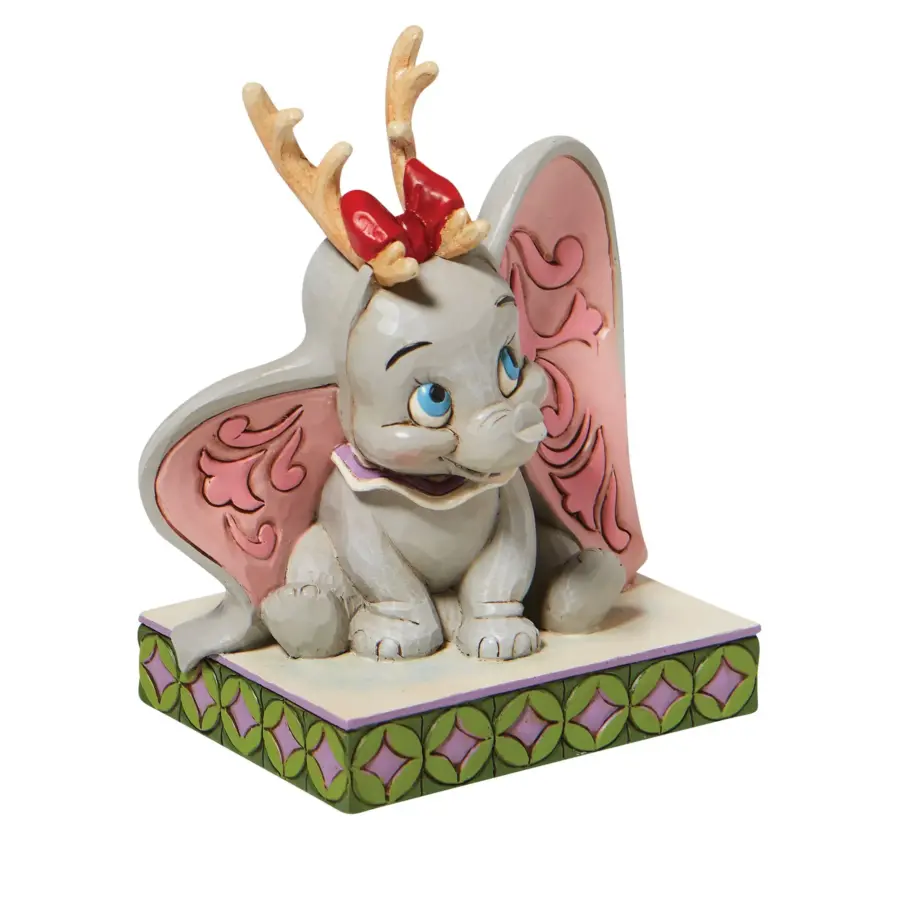 Disney Flying Dumbo As A Reindeer Figurine - Image 2