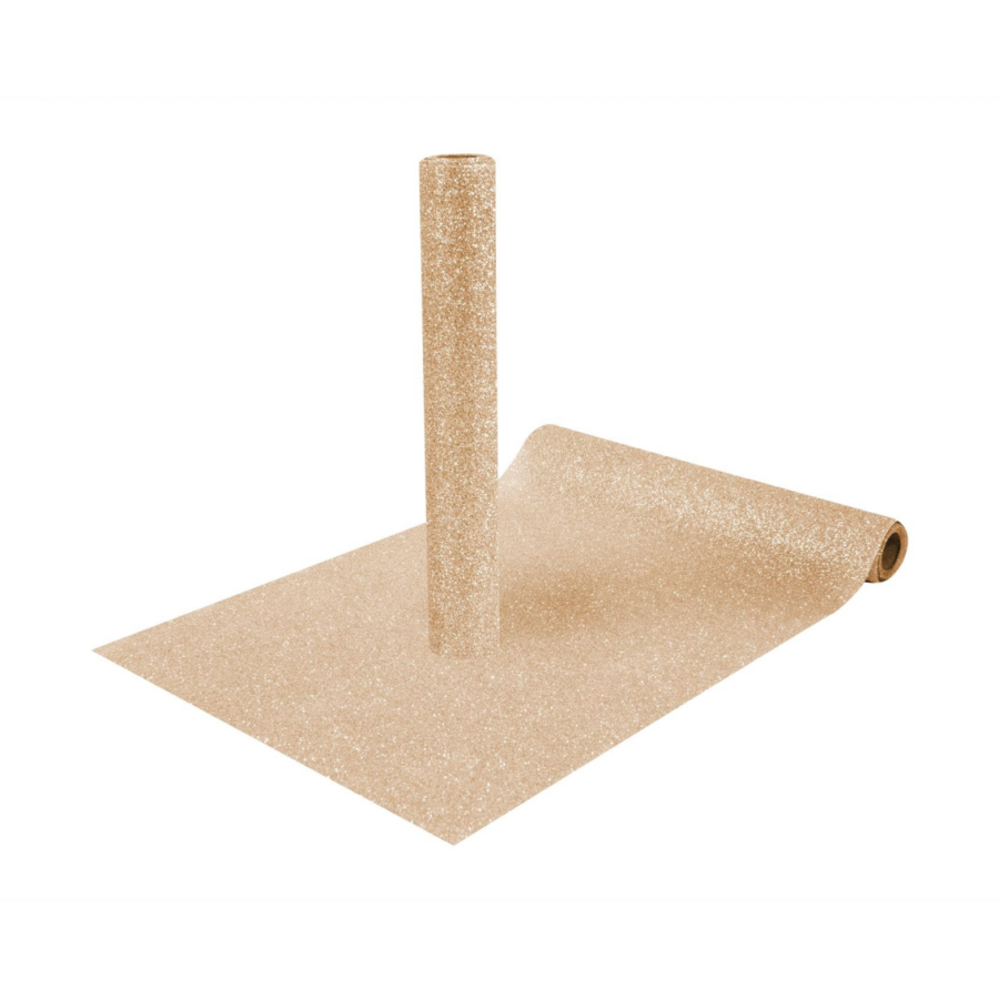 Gold Glittered Table Runner 28x150cm