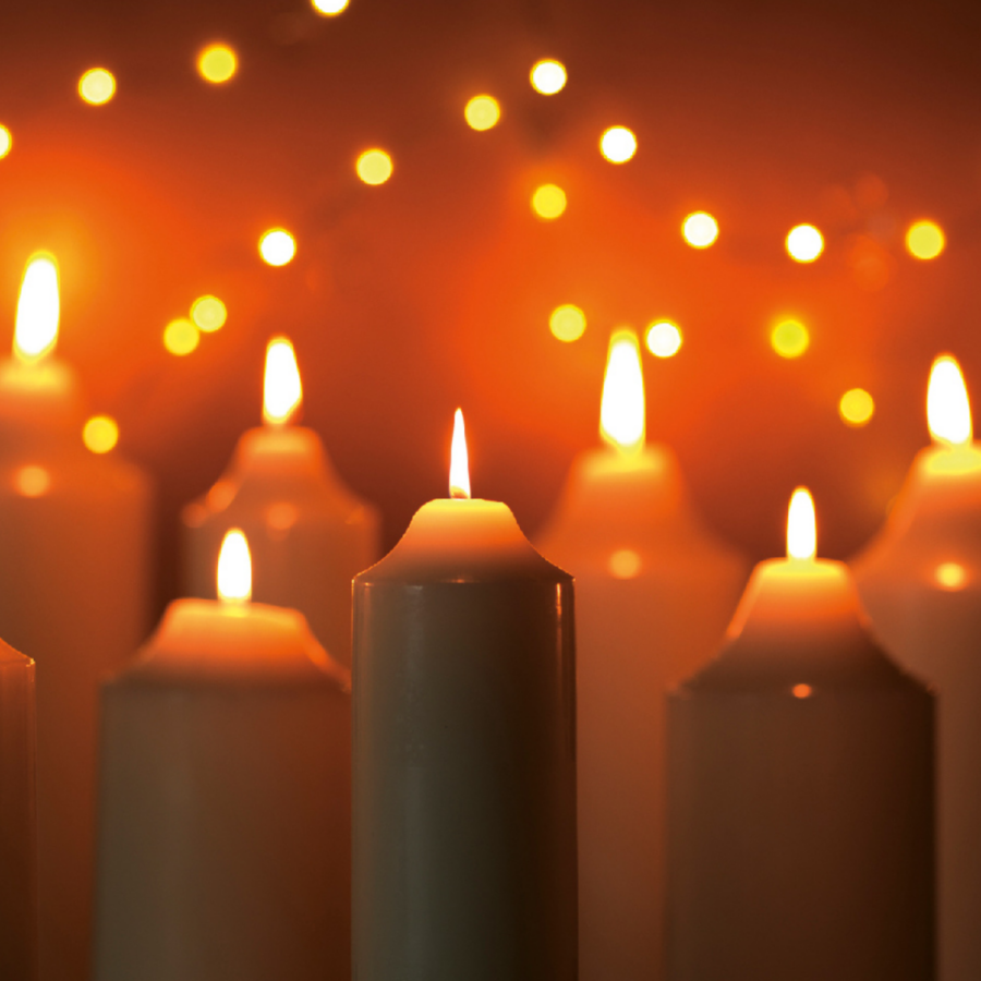 Cream Church Wax Candle 20x7.5cm - Image 2