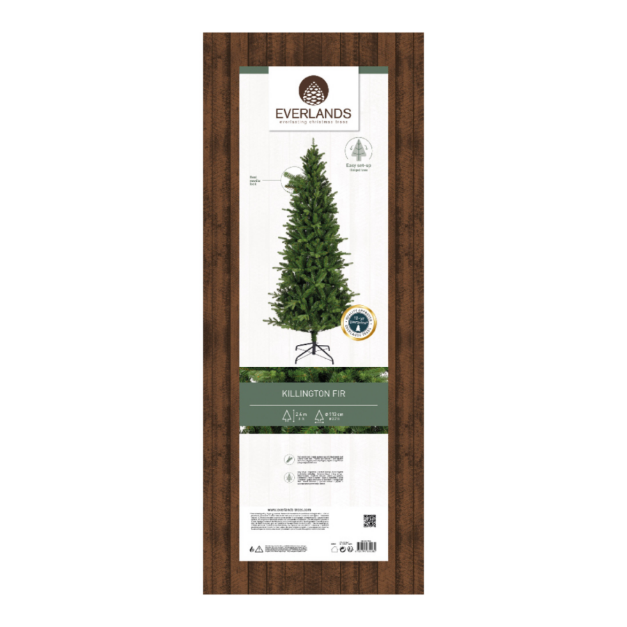 Killington Slim Fir Artificial Christmas Tree 8ft - Image 2