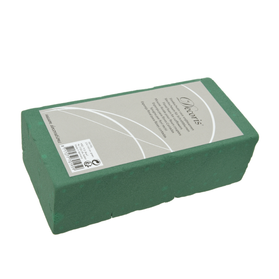 Green Floral Foam With Moss Detail