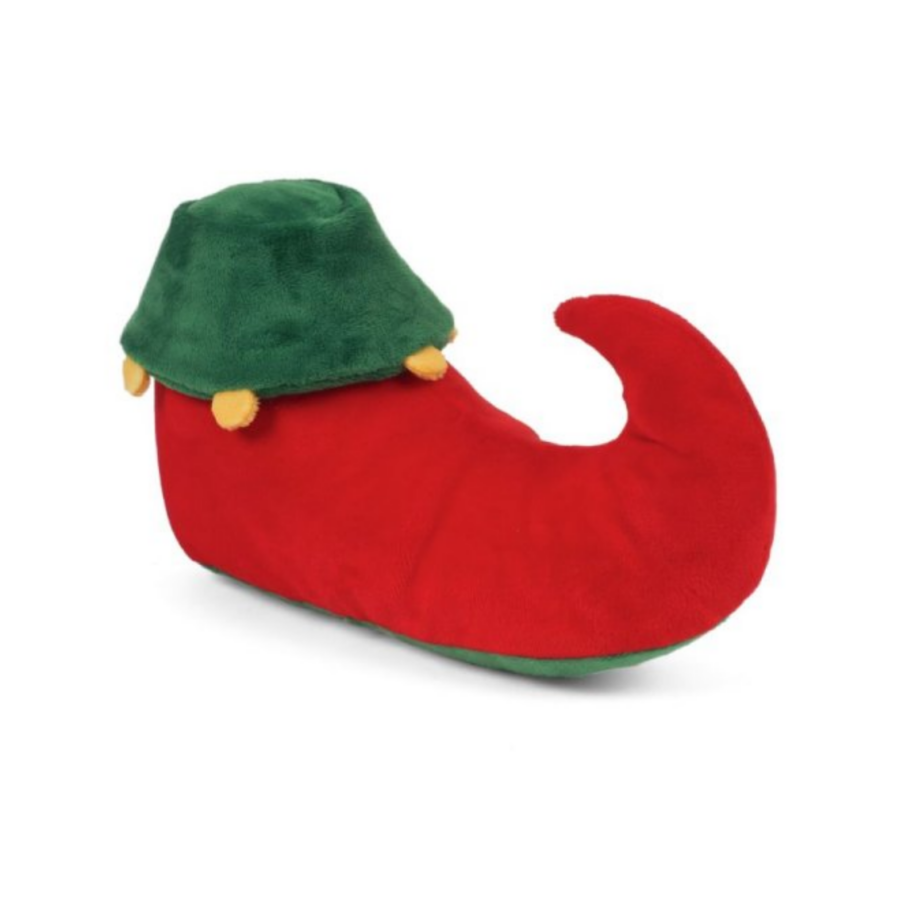 Festive Choo-Shoo Elf Shoe Dog Toy - Image 2