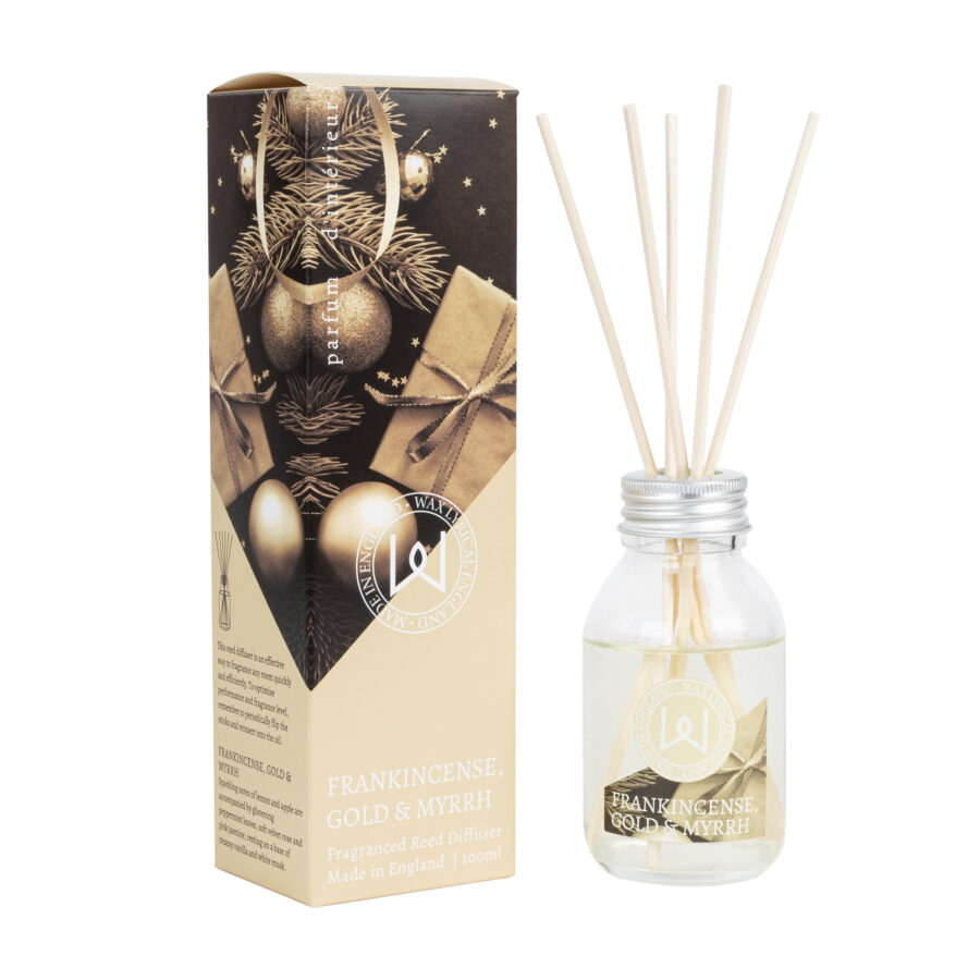 Wax Lyrical Frankincense, Gold & Myrrh Reed Diffuser 100ml