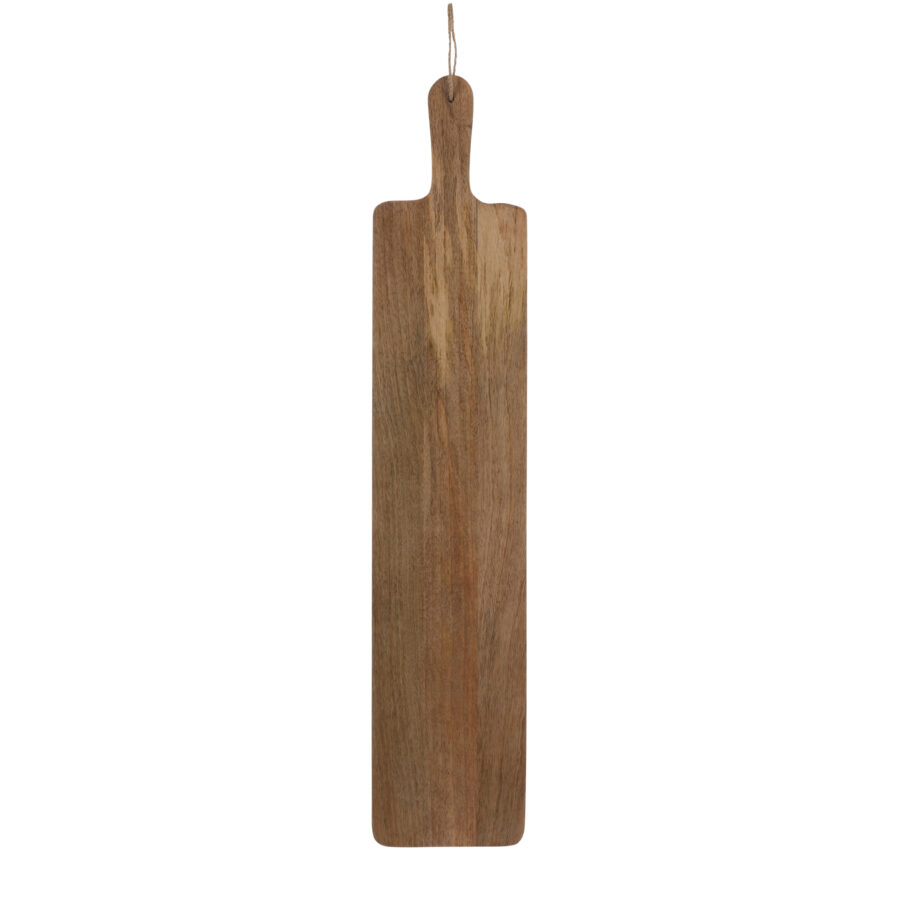 Wooden Charcuterie Board with Handle 80x18cm