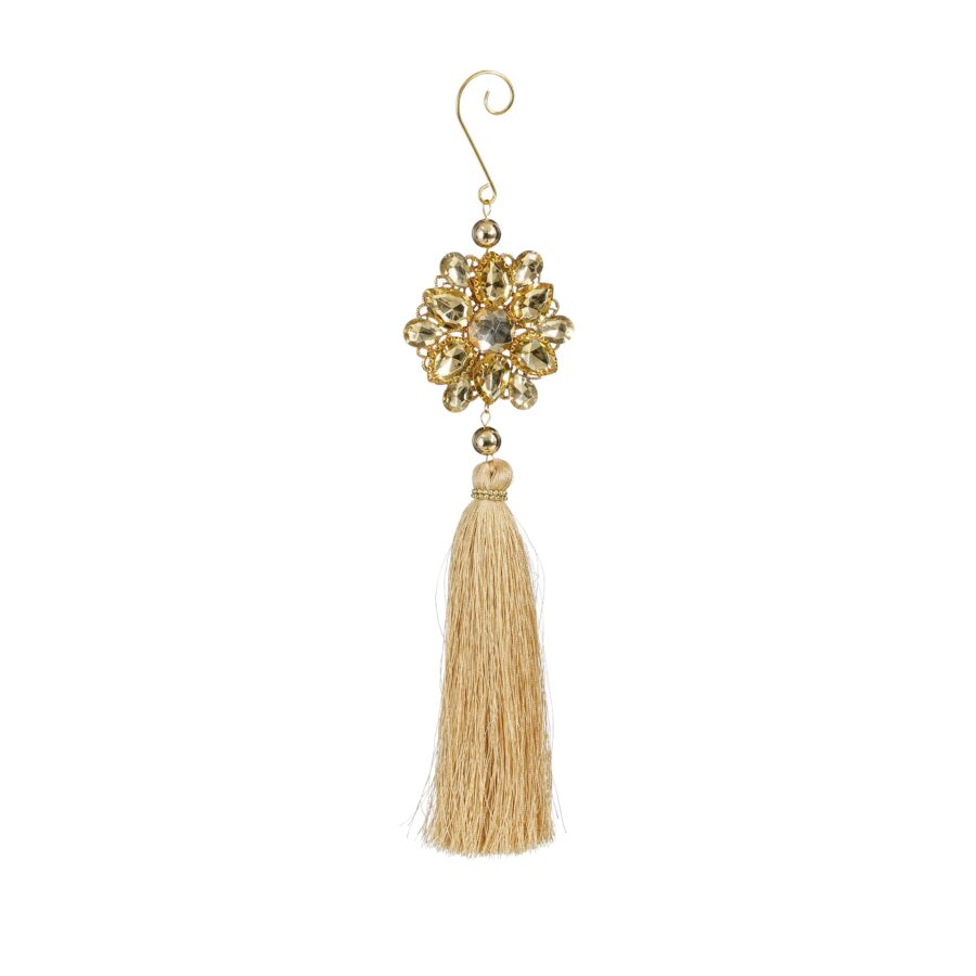 Golden Tassel Hanging Ornament 25cm