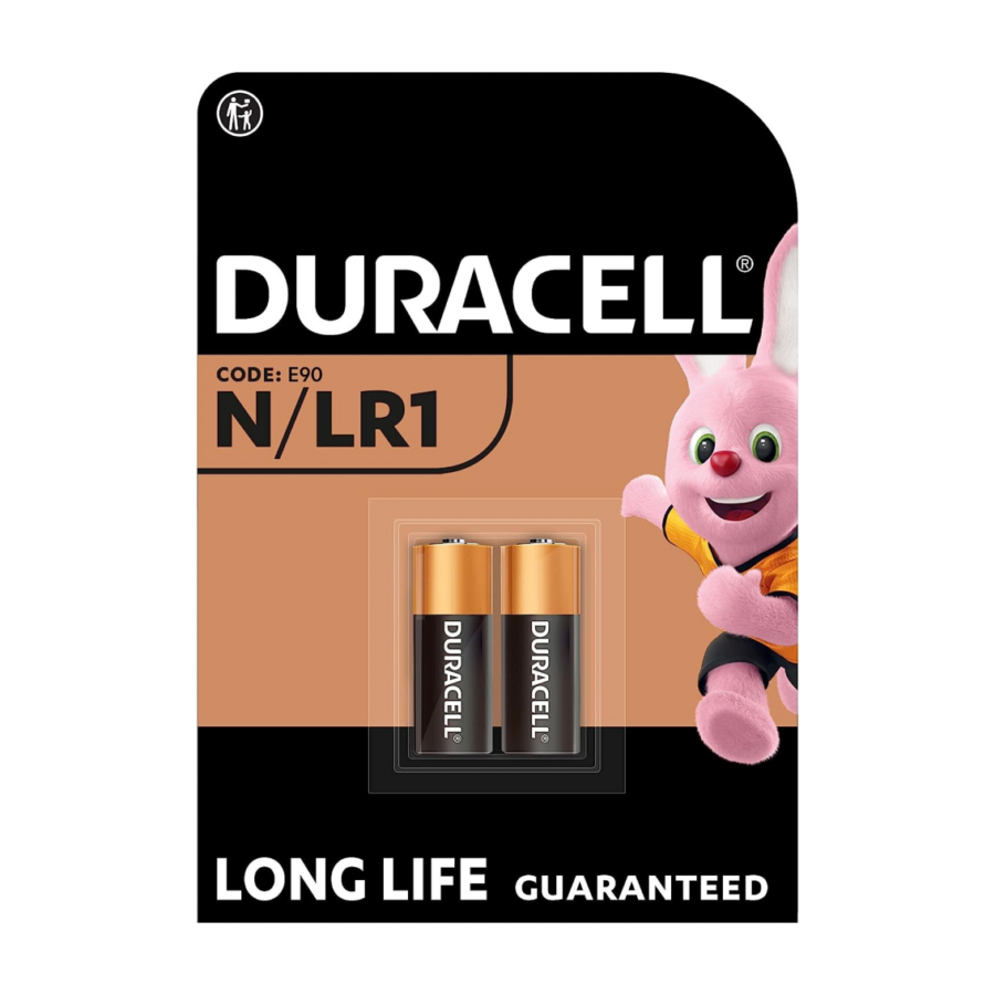Battery Duracell Batterlies N/LR1 Security (Pack of 2)
