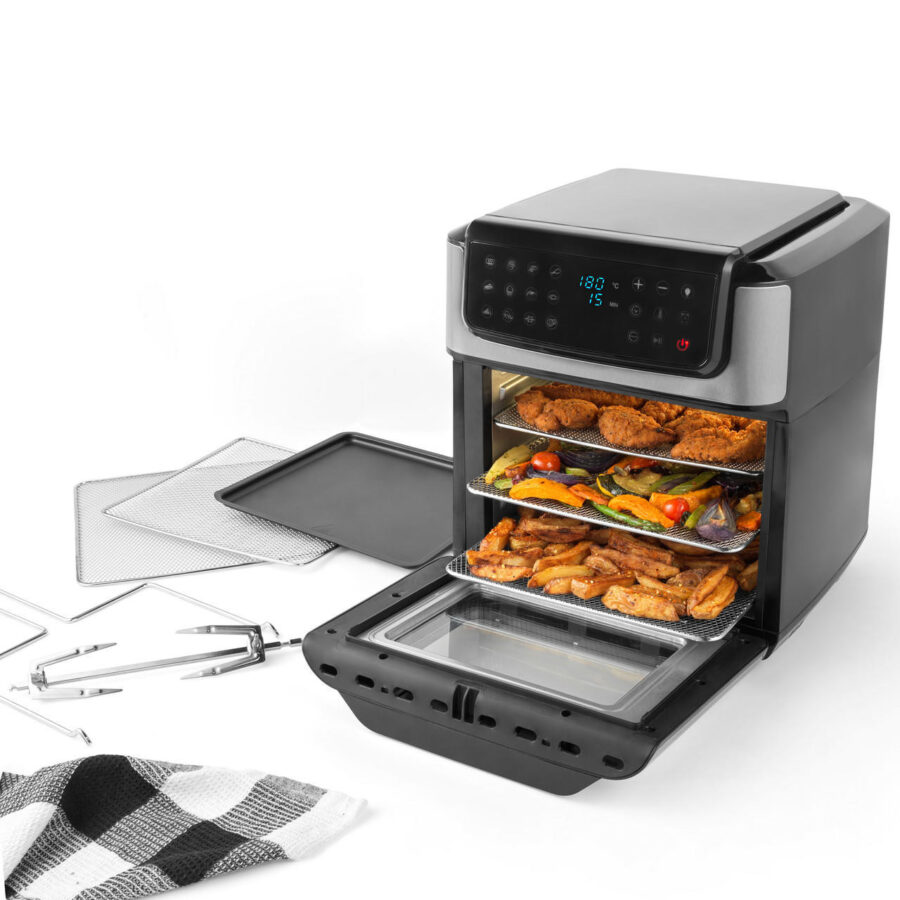 XL Salter Digital Air Fryer with 3 Racks - 12L - Image 10