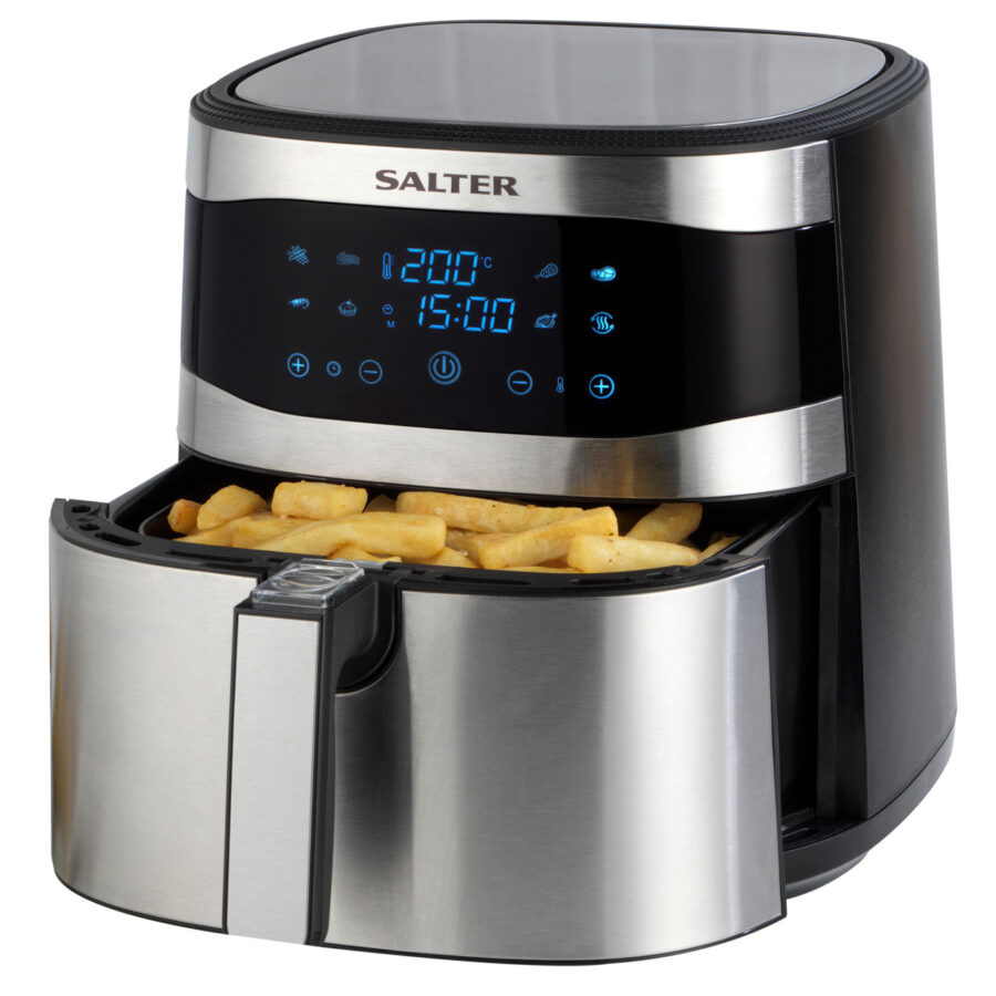 XXL Salter Digital Air Fryer with 60 Min Timer - 8L