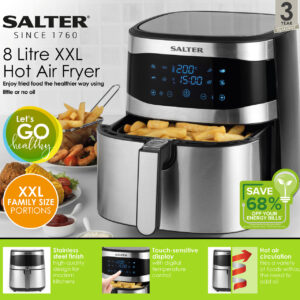 XXL Salter Digital Air Fryer with 60 Min Timer - 8L - Image 2