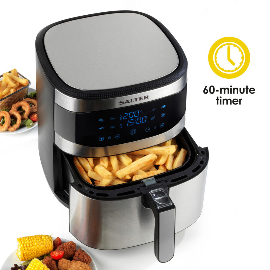 XXL Salter Digital Air Fryer with 60 Min Timer - 8L - Image 8