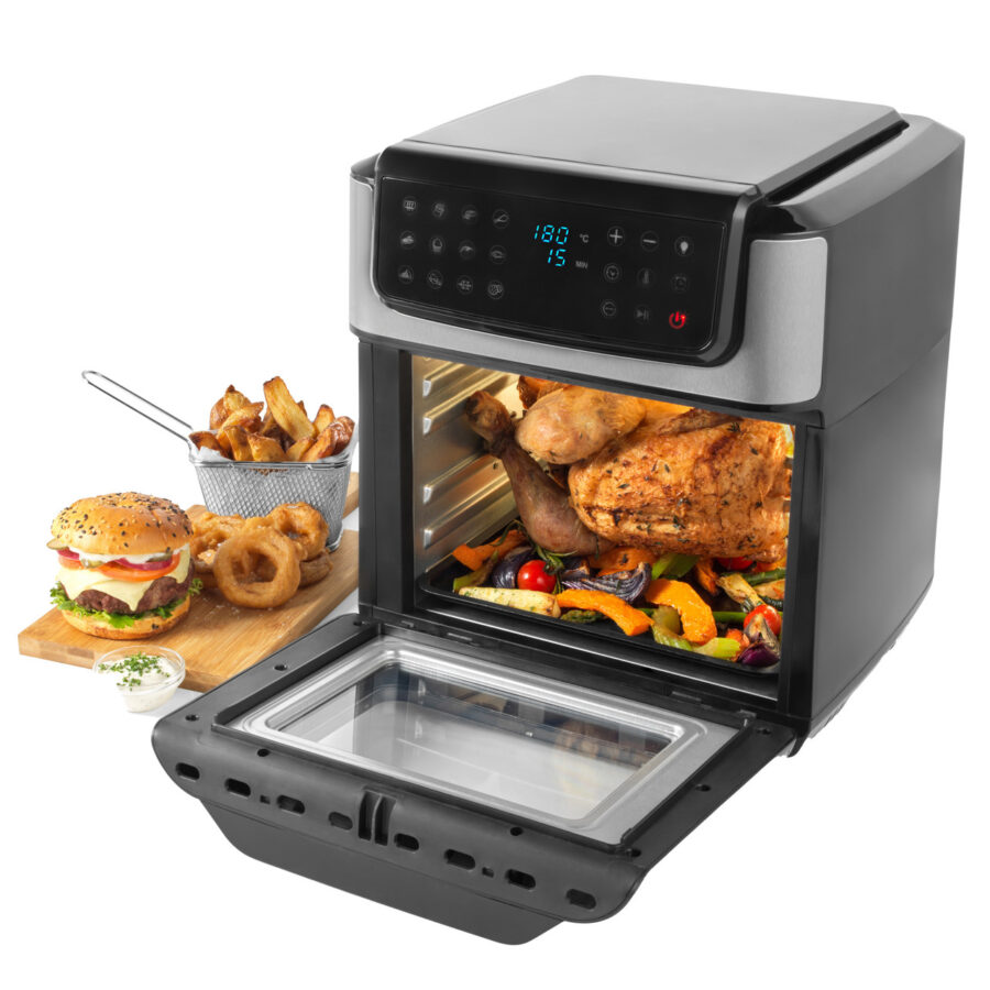 XL Salter Digital Air Fryer with 3 Racks - 12L