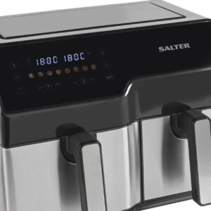 Salter Dual Sector Air Fryer with Double Drawer - 9L - Image 9