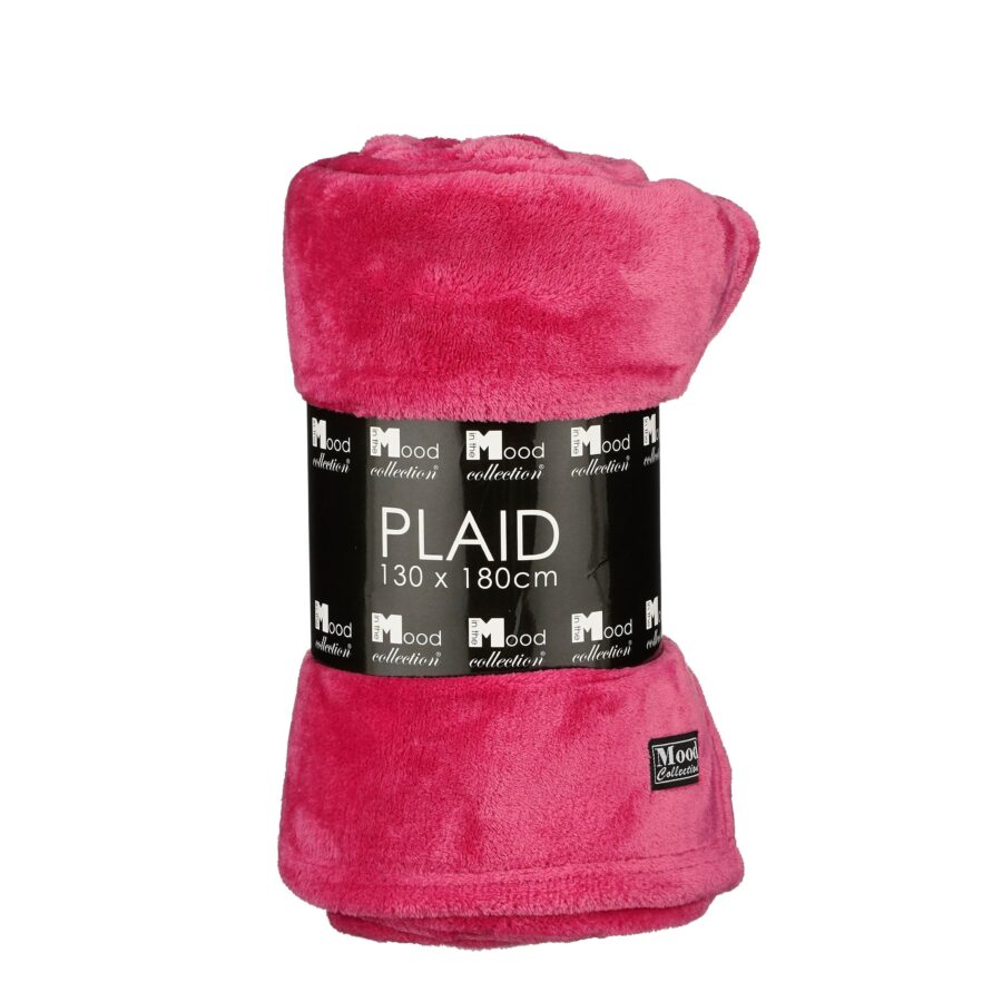 Fuschia Famke Fleece Throw 180x130cm