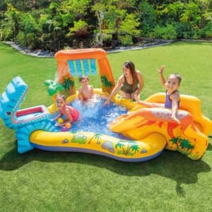 Intex Dinosaur Play Centre Inflatable Pool Water Park 98"
