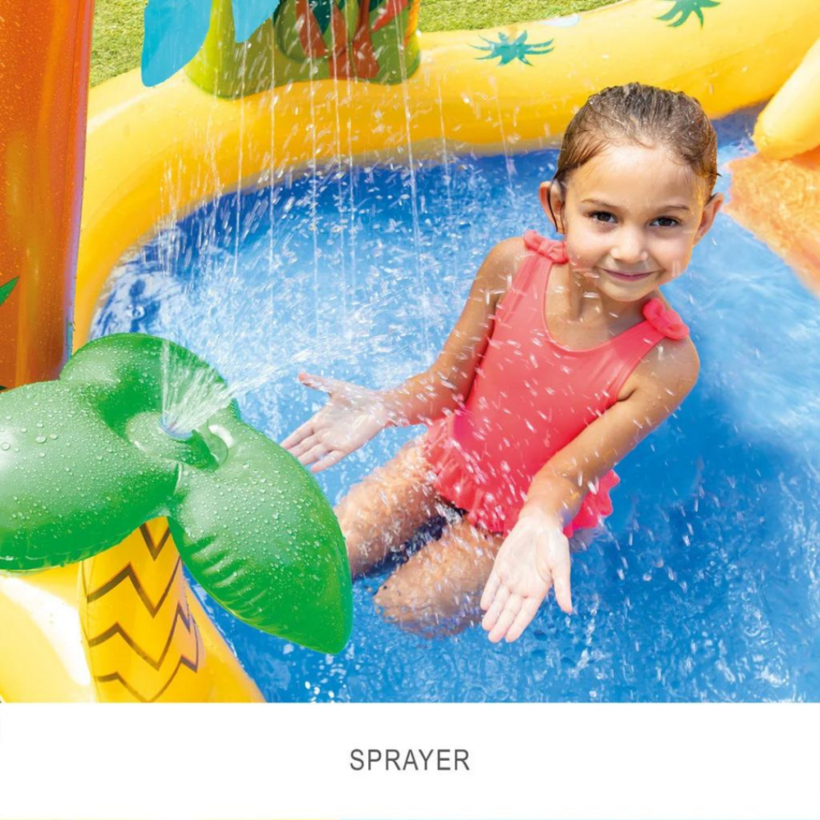 Intex Dinosaur Play Centre Inflatable Pool Water Park 98" - Image 3