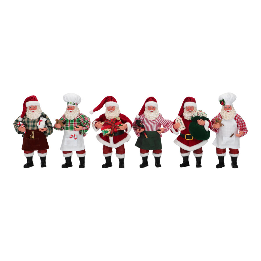 Santa Ornament Collection - 6 designs
